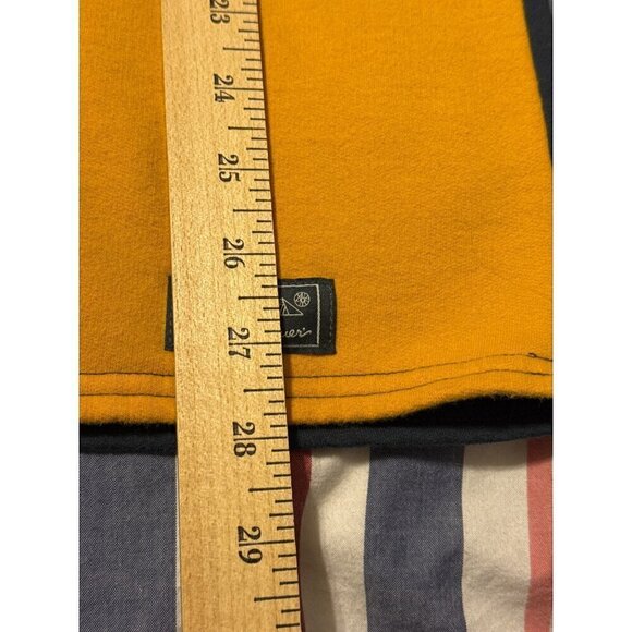 Eddie Bauer Men's Pullover 1/4 Zip Color block & Spell out Sweatshirt Size Large - Picture 11 of 13